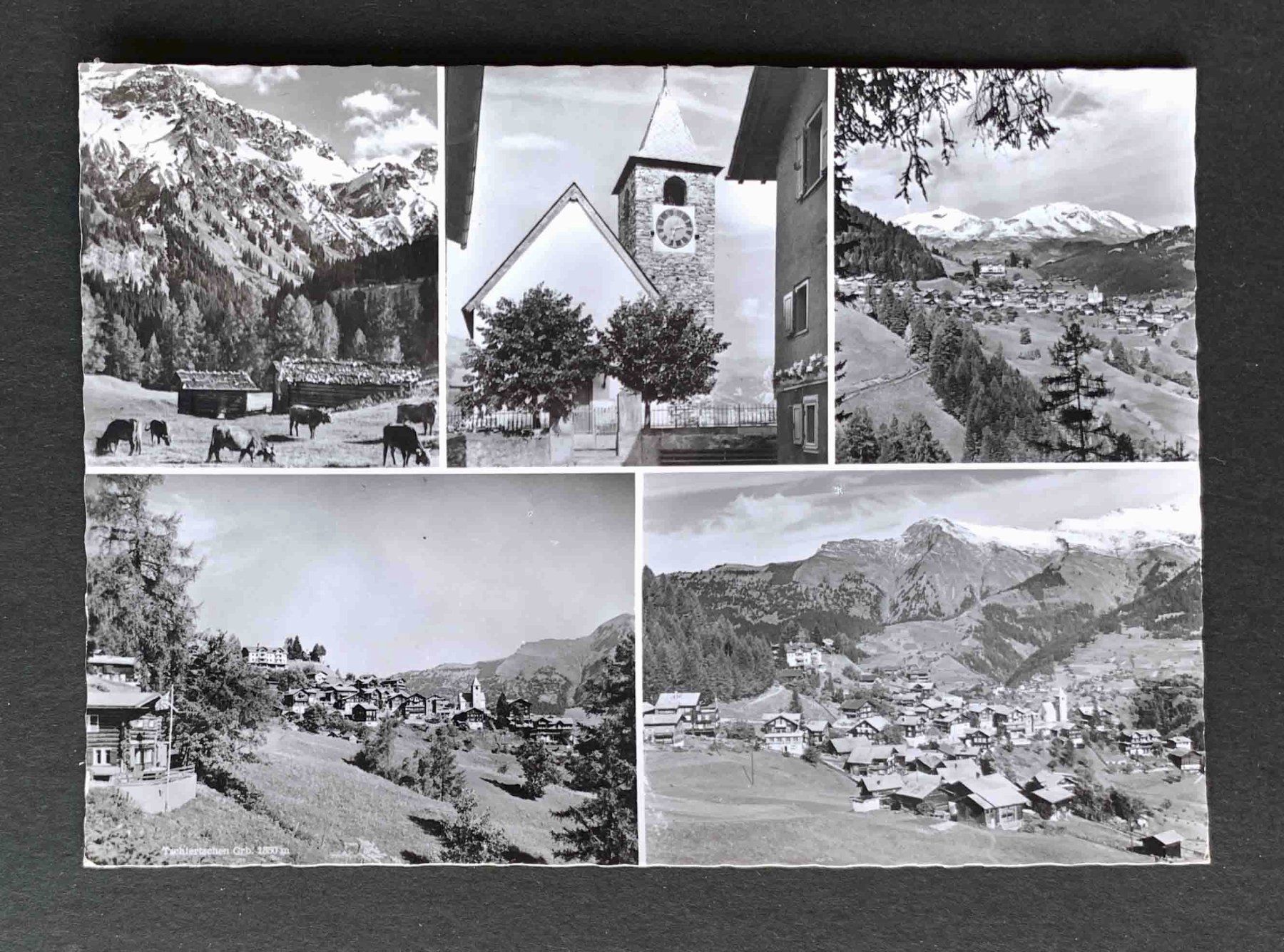 Cartoline postali: AK Das romantische Bergdorf Tschiertschen GR – Usato da Goldau venduto da artelier1