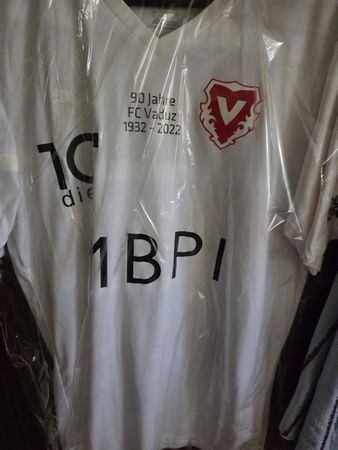 Matchworn Trikot FC Vaduz 2022/2023 Hasler