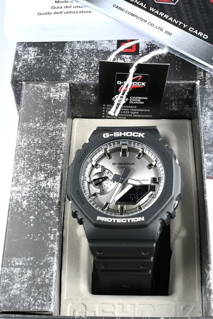 Casio Orologi: Casio G-Shock GA-2100SB-1A – Nuovo e nell'imballaggio originale da Zug venduto da Avent0ri_by_Montauk