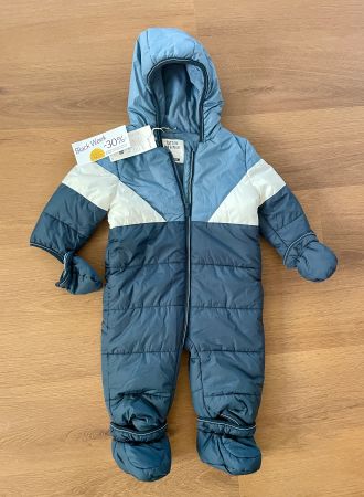 Schneeanzug/ Overall blau, Grösse 80 von C&A, NEU