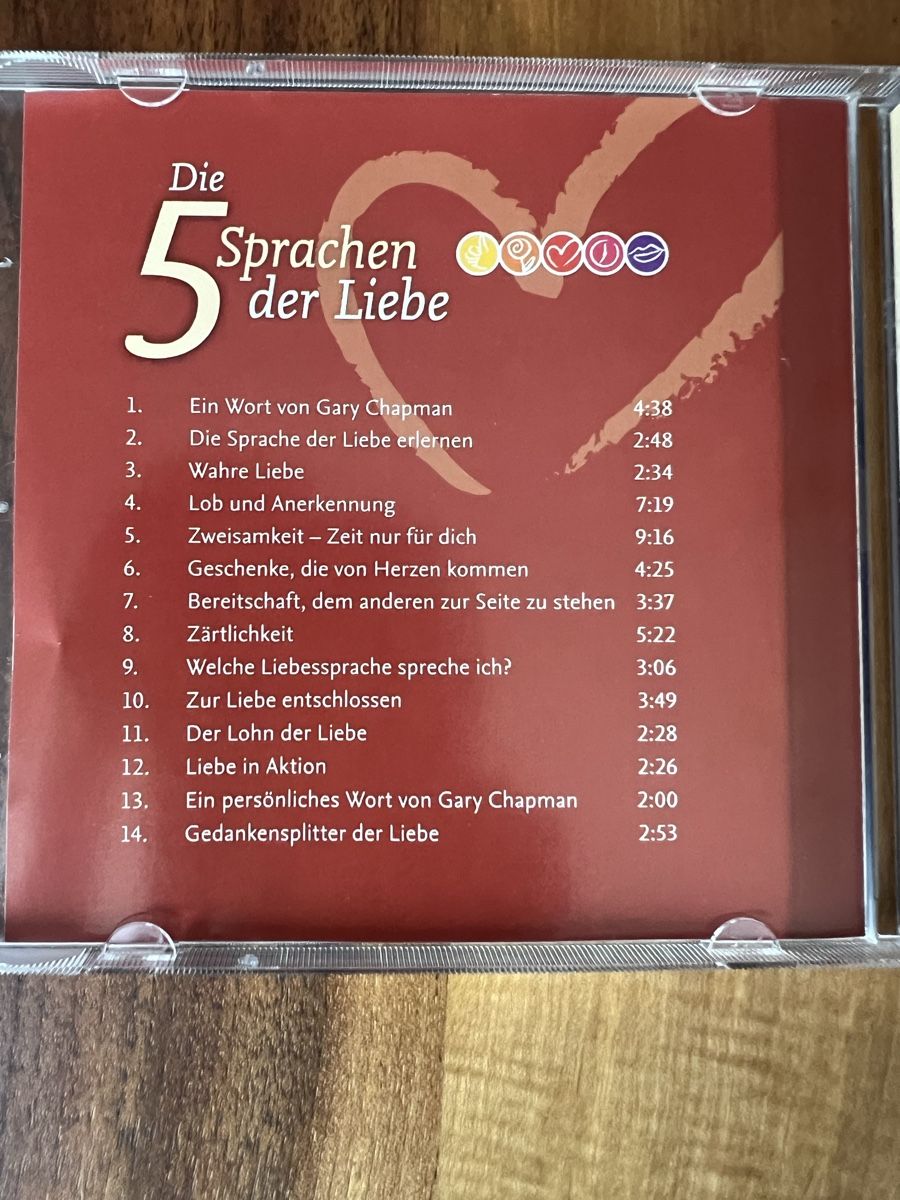 Audiolibri: Die 5 Sprachen der Liebe, Hörbuch, Gary Chapman – Usato da Aarberg venduto da Edelschungit 2