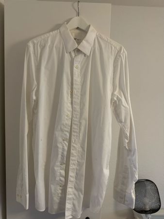 GAP Herren Hemd weiss Slim Fit Grösse L Tall