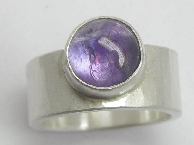 Ringe: spezieller Ring Silber 999 Einzelstück Amethyst Gr.57 – Neu (gemäss Beschreibung) aus Ermatingen von Decovin 2