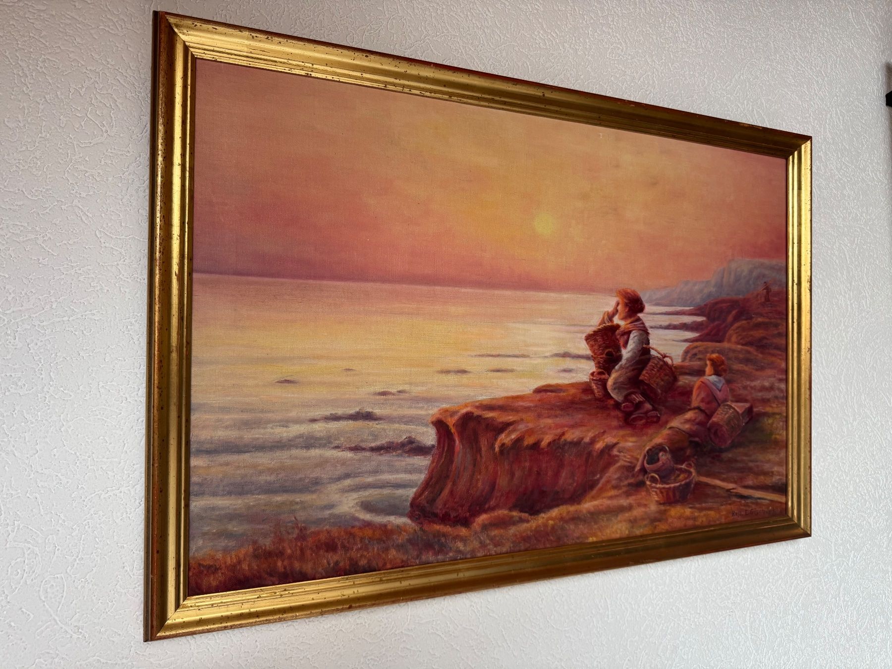 Dipinti: Peinture sur toile signée ''Rep. E. Gigon'' – Usato da Tramelan venduto da lolopat 3