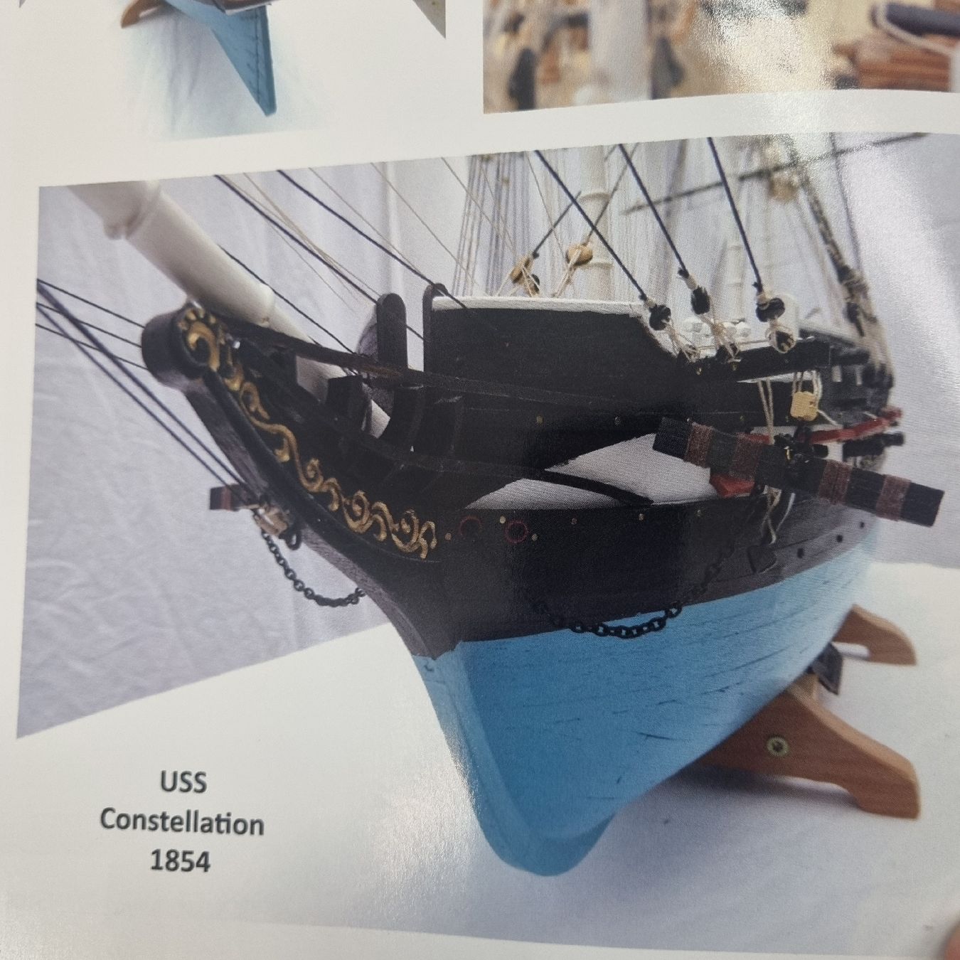 Kit di modellismo & Modellini statici: USS CONSTELLATION 1854 – Nuovo e nell'imballaggio originale da Männedorf venduto da Modellbau-wyss 6