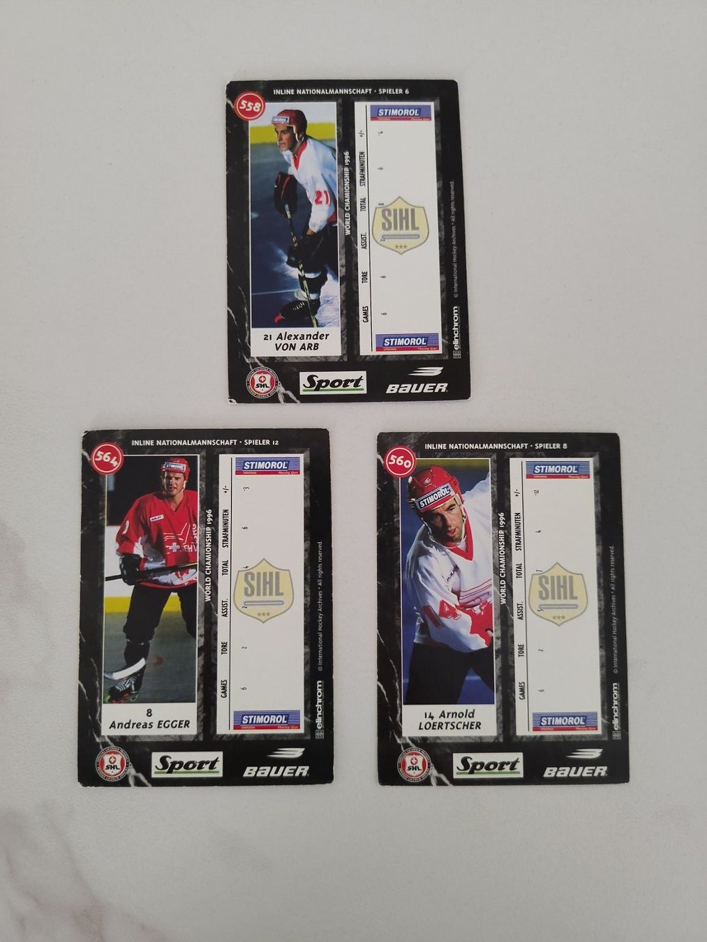 Carte collezionabili: Divers cartes equipe nationale inline 96-97 – Usato da Plagne venduto da gigi204 1