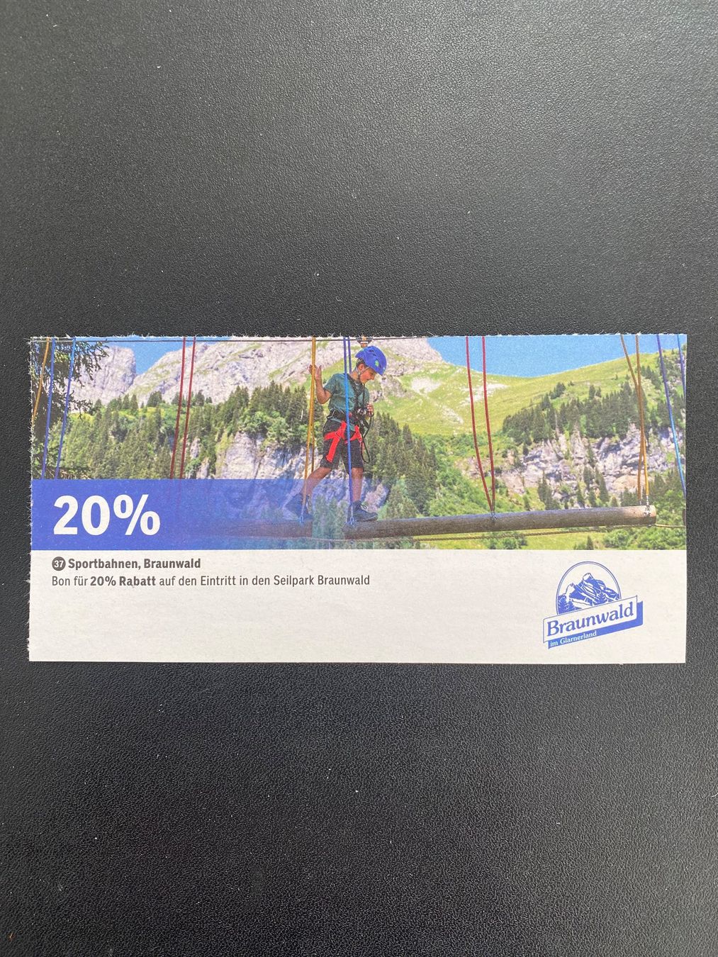 Gutscheine: Sportbahnen, Braunwald / 20% Rabatt – Neu (gemäss Beschreibung) aus Uetliburg SG von GK2004