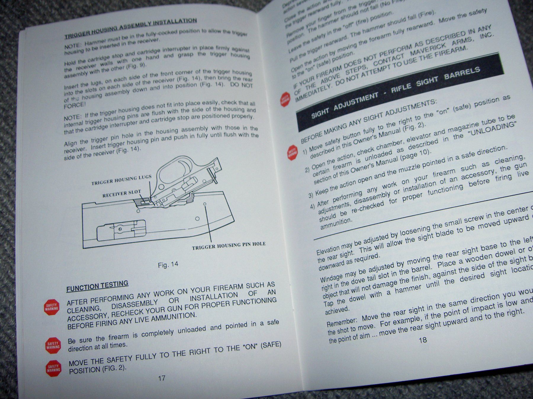 Libri: Reglement "Pump Gun Maverick" 23 Seiten – Usato da Schafisheim venduto da reno007 8