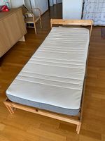 Komplettes IKEA Einzelbett 90x200 cm inkl. Latexmatratze etc