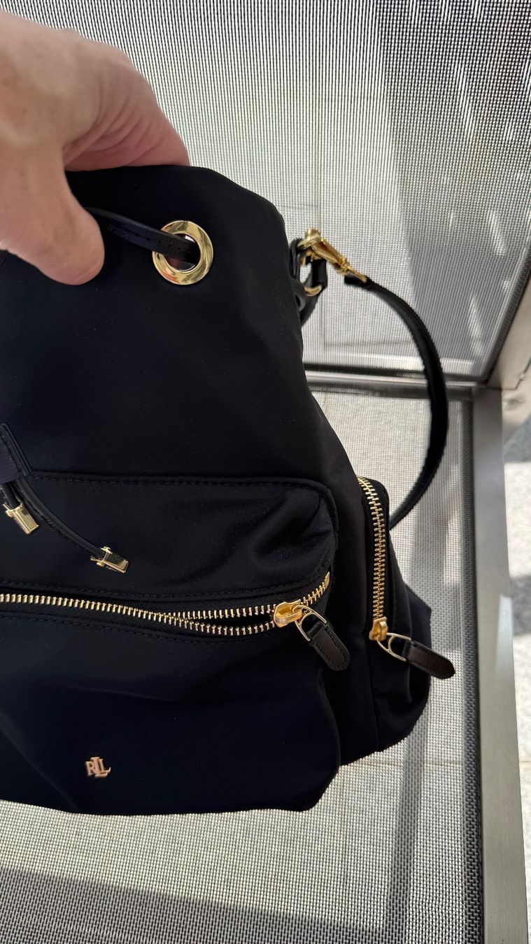 Ralph Lauren Borse da donna: Schwarze Ralph Lauren Beuteltasche – Usato da Oberrohrdorf venduto da Happyday05 2