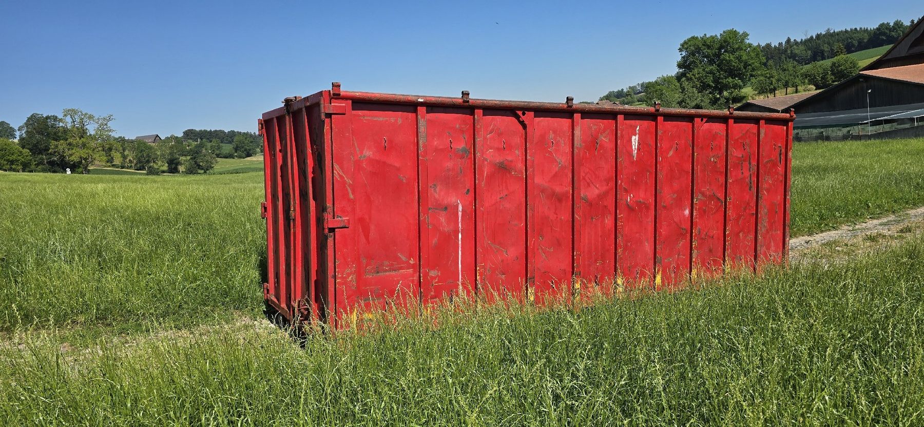 Contenitori edile: Abrollmulde Mulde Abrollcontainer Hakengerät – Usato da Geiss venduto da JD6215R 1
