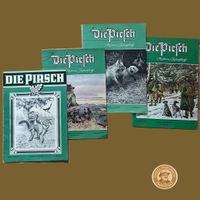 Jagdzeitschriften „Die Pirsch“ 1950er Werbung Vintage Selten