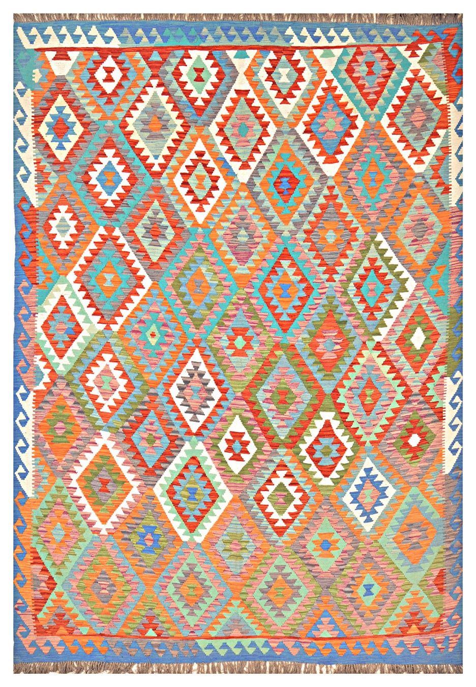 Kelim Tappeti: Oriente Kelim Teppich 345x250 cm – Nuovo e nell'imballaggio originale da Lahore venduto da Fairways79 1