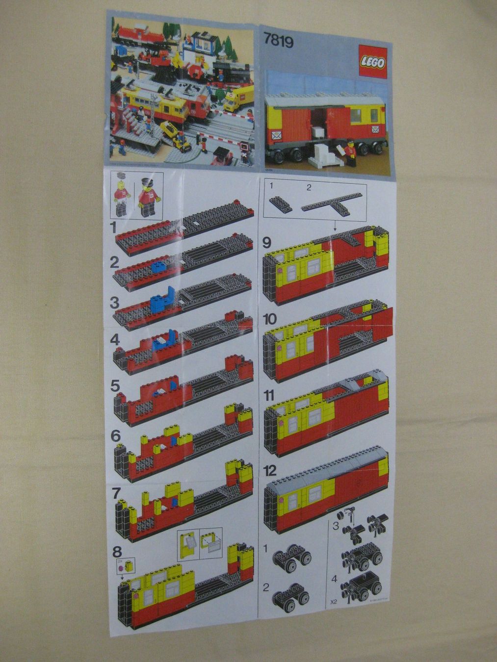 Lego Kit di costruzioni: LEGO 7819 System POST Container Wagen Eisenbahn – Usato da Münchenbuchsee venduto da suisse-schweiz 7