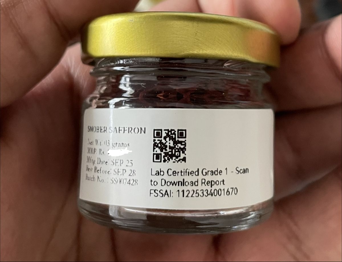 Cibi & Specialità: Safran - Pure Kashmiri Grade 1 – Nuovo e nell'imballaggio originale da Fällanden venduto da fai_n5tr 1