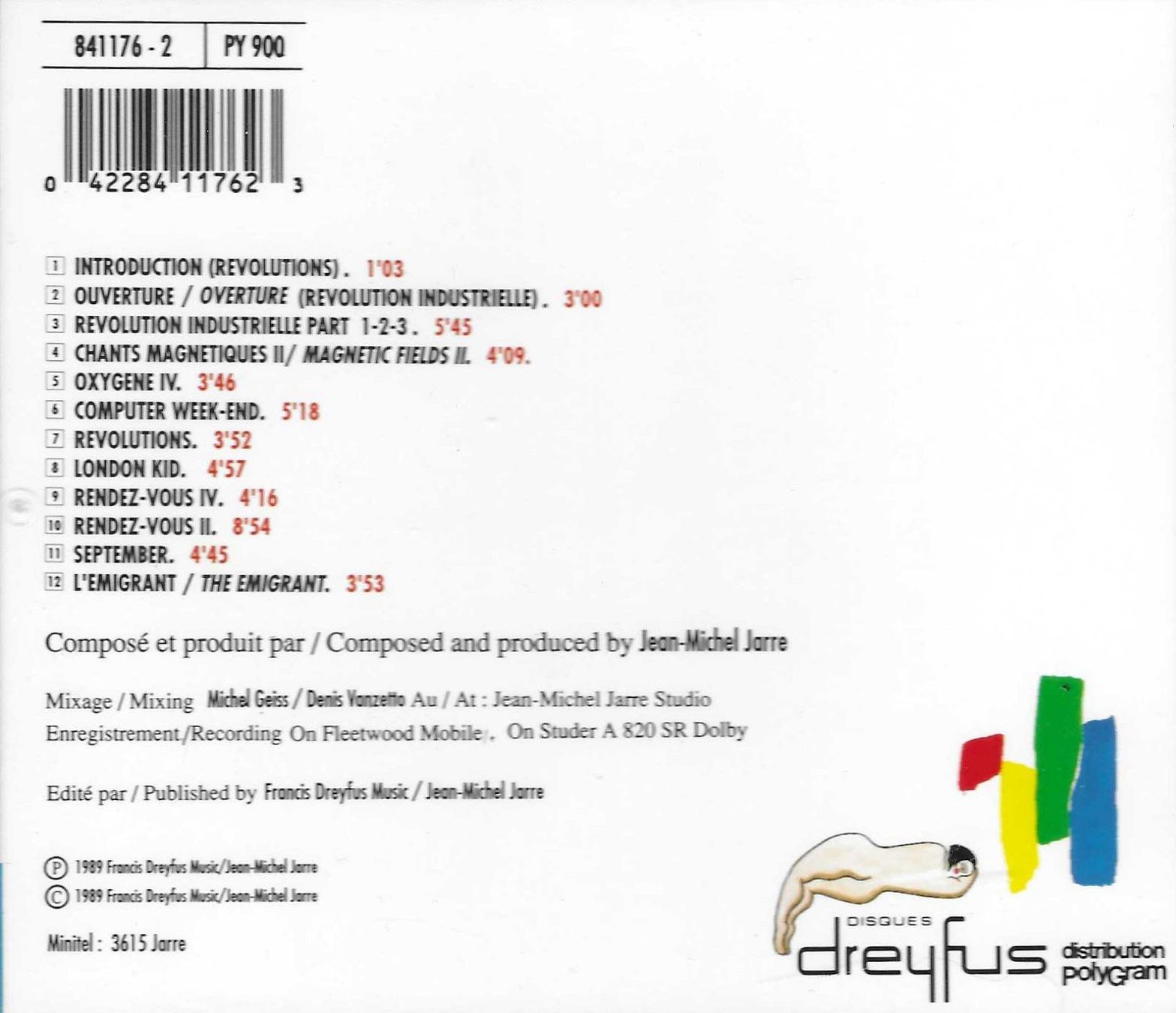 CD: JEAN MICHEL JARRE  -  JARRE LIVE – Usato da Bex venduto da Giorgiob 1