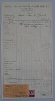 1945, Stempelmarken: Hotelrechnung von SILVAPLANA (GR) RAR!!