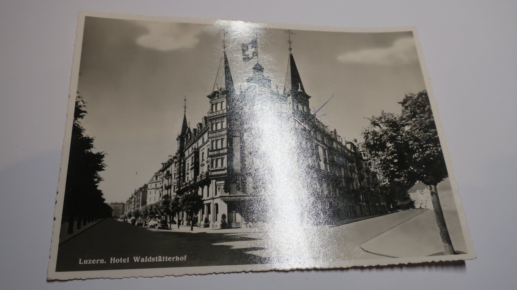 Cartoline postali: Luzern Hotel Waldstätterhof 1962 – Difettoso da Cormoret venduto da Pascalll2001 2