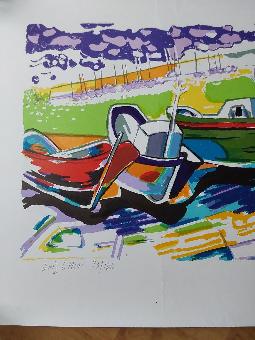Grafica & Litografie: Hans E. Deutsch. Lithographie 50x70cm. – Usato da Steinach venduto da Chilli1957 2