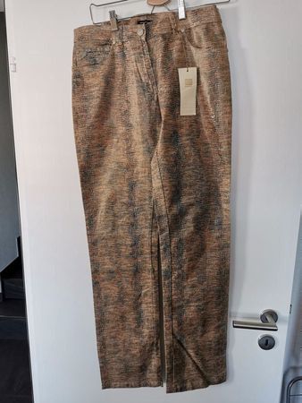 Damen Hose / Jeans Schlangenprint Gr. L