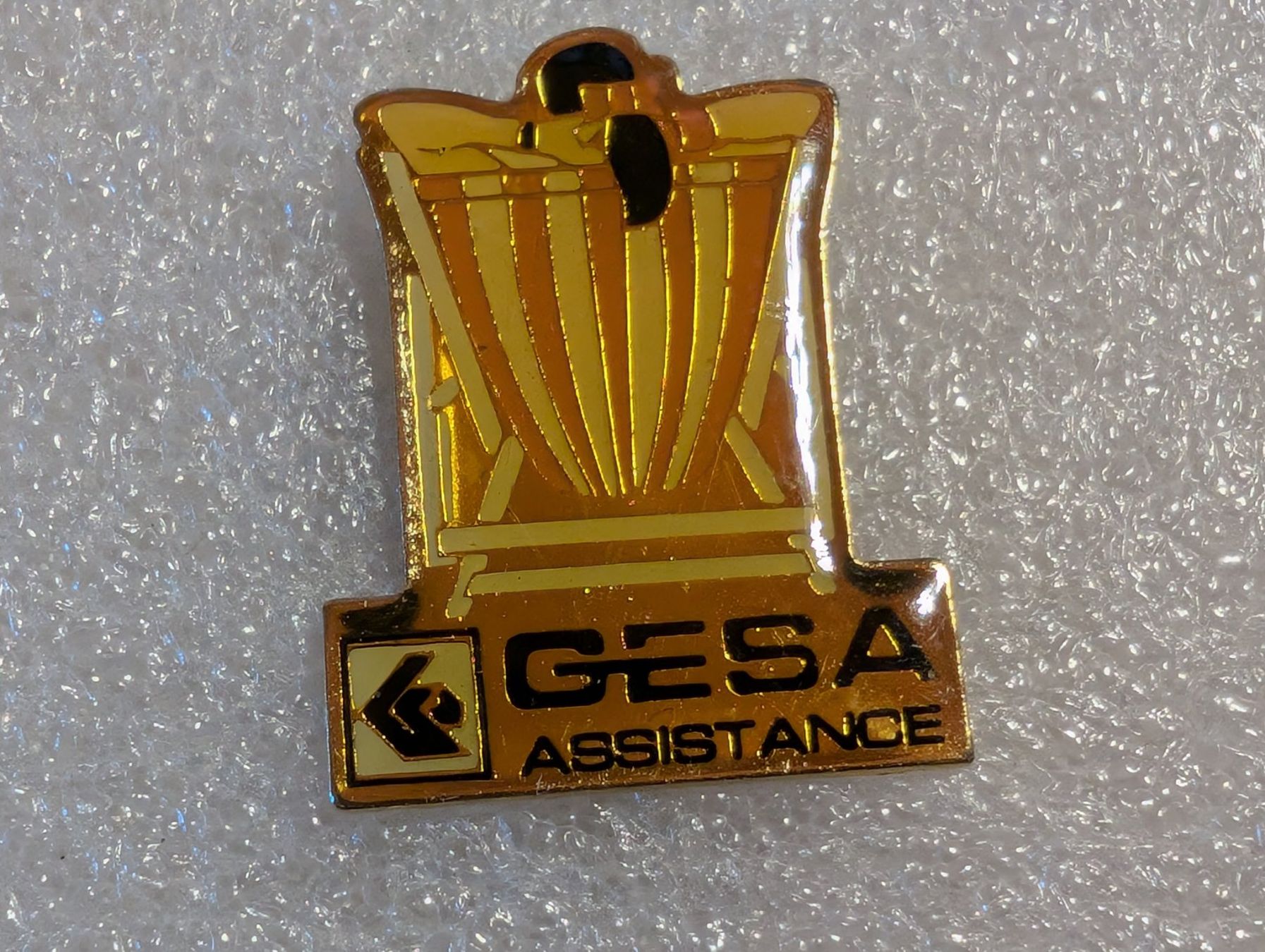 Placchette & Badge: Ansteckpin 276: Gesa – Usato da Oppligen venduto da Pin-Fall-Shop