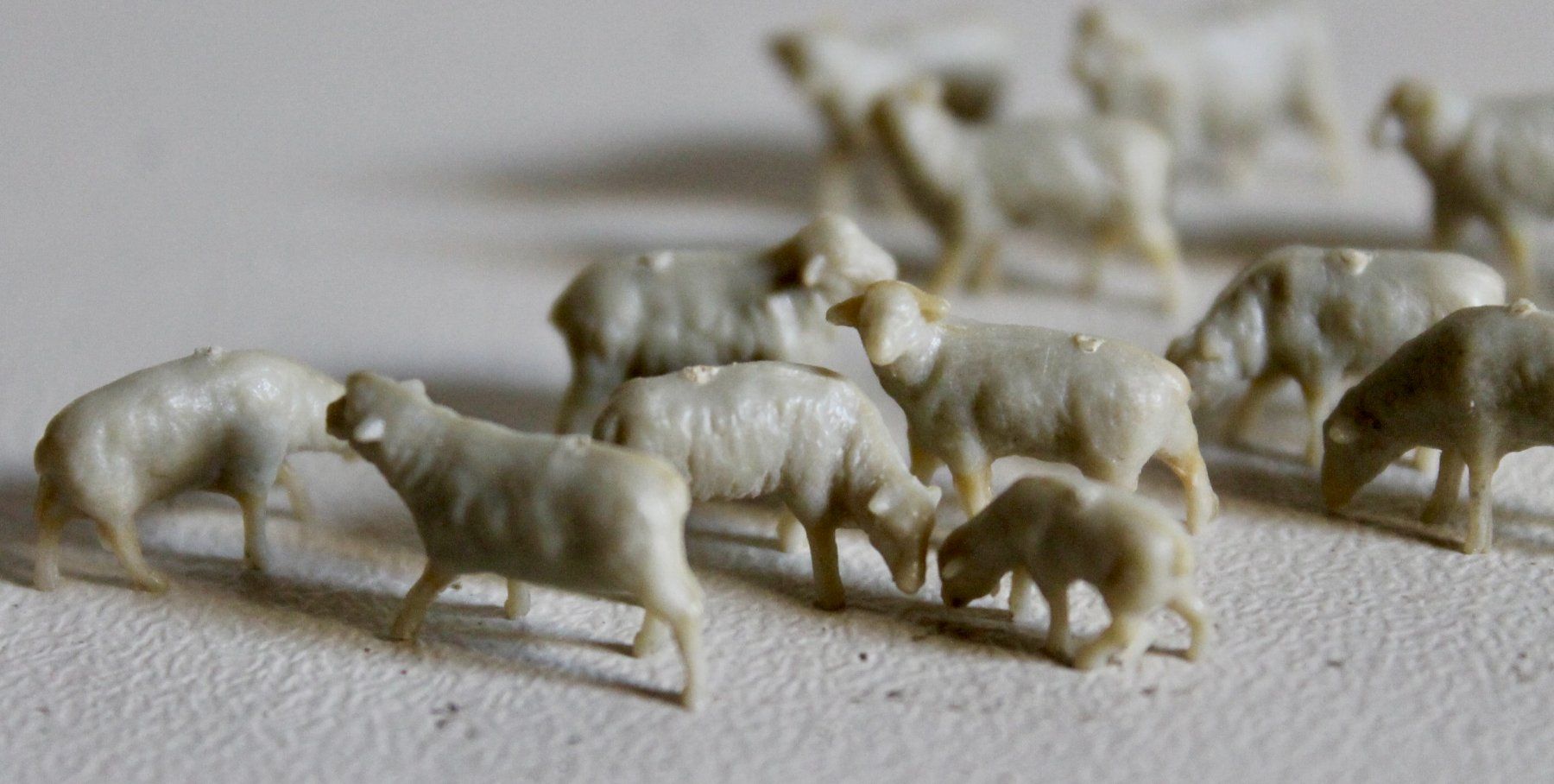 Cartoline postali: Miniatur Schafherde mit Hirt – Usato da Kirchlindach venduto da hekilida 3