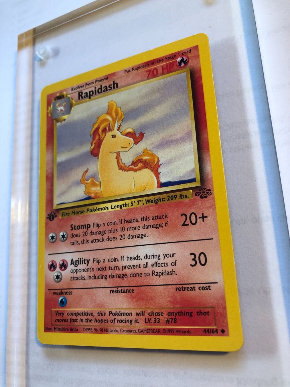 Sammelbilder & Trading cards: Rapidash (uncommon) 1st Jungle - LP - ab 1.- – Gebraucht aus Giubiasco von dan_pr8b 2