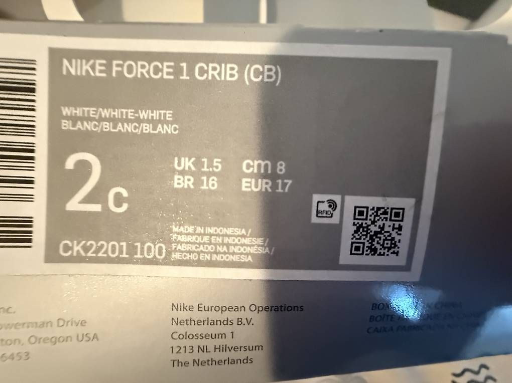 Scarpe per ragazzi: Nike Force 1 CRIB 2c – Usato da Rothrist venduto da G.F.1997 2