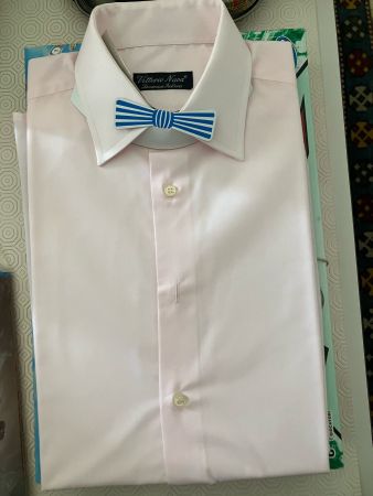 Camicia rosina Vittorio Nava tg. 15/38 fresca di lavanderia