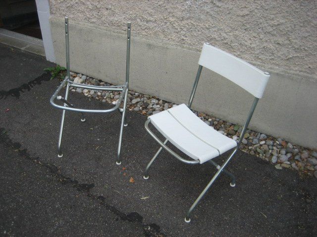 Sedie: Duschstuhl 2 Stück weiss Badhocker – Usato da Winterthur venduto da pf02 2