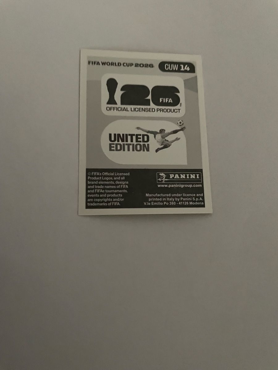Panini Carte collezionabili: FIFA WM 2026 Tahith Chong CUW 14 – Nuovo (secondo la descrizione) da Winterthur venduto da Cobraforce 1