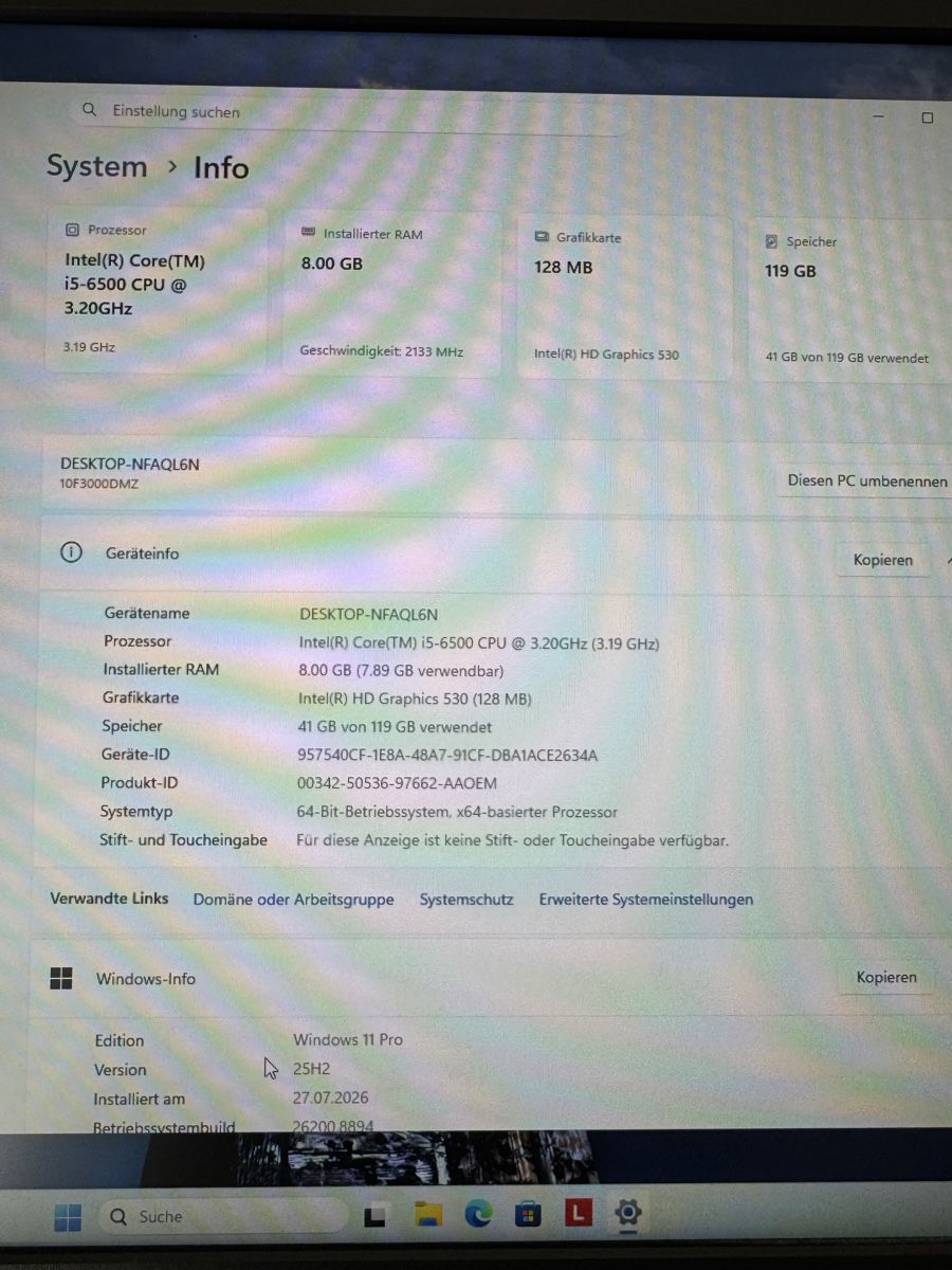 Lenovo PCs: Lenovo ThinkCentre  All-in-One PC  – Gebraucht aus Adliswil von Busys 1