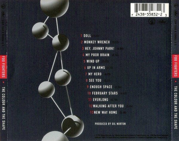 CD: CD Foo Fighters - Colour and the shape (1997) – Usato da Möriken AG venduto da mineralia 1