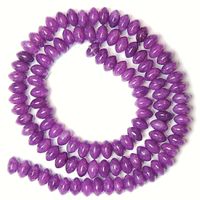 1 Strang echte Sugilith Perlen Rondellen 6 x 3 mm
