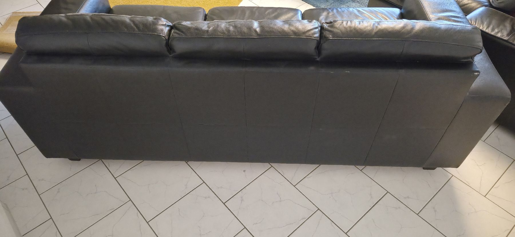 Sofas: Leder 3er Sofa  – Gebraucht aus Dottikon von spore1990 1
