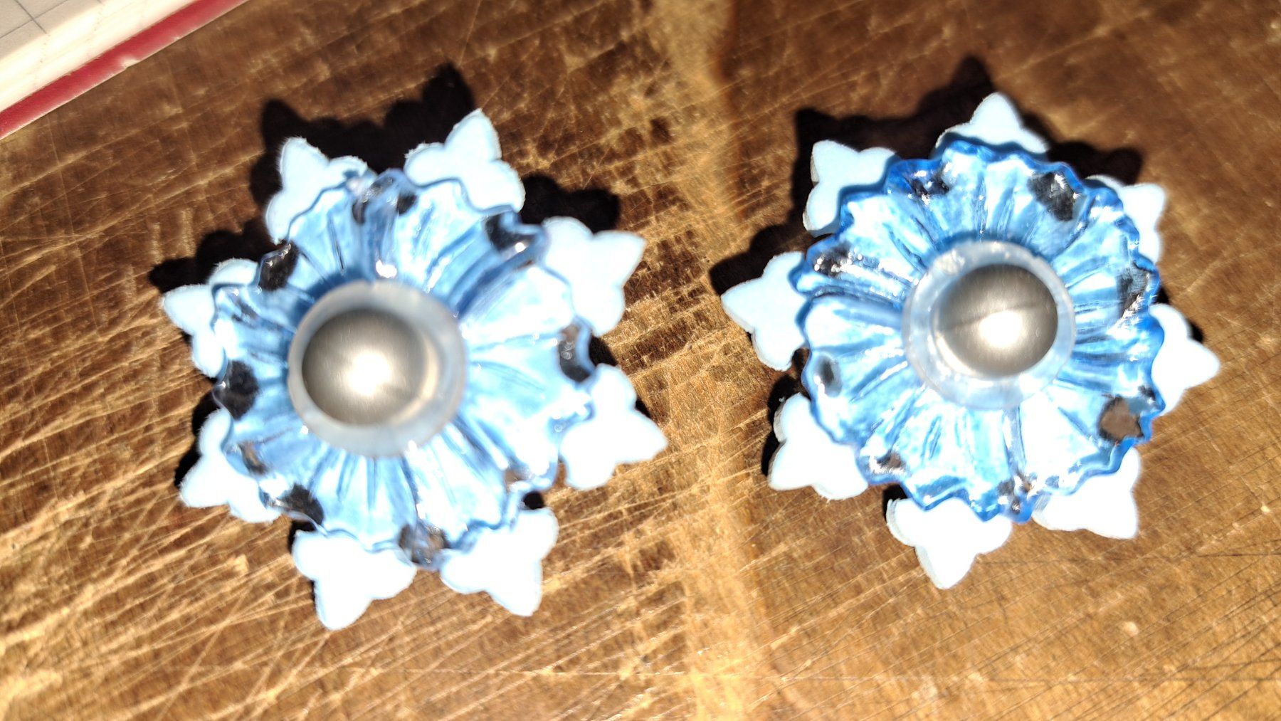 Orecchini pendenti & Orecchini a lobo: Ohrclips blau Blumen Kunststoff Moosgummi – Nuovo (secondo la descrizione) da Ettingen venduto da Maranathatalitha 1