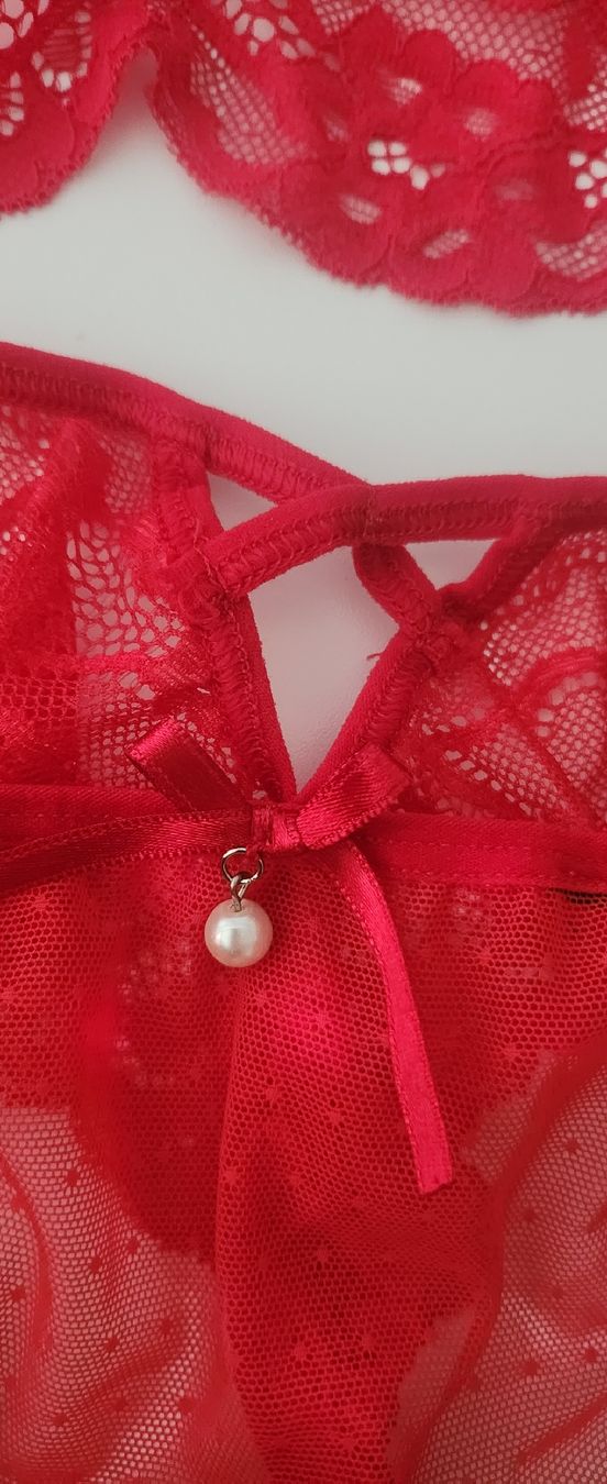 Altra biancheria intima: Rote Dessous Set, Grösse M, super Zustand – Nuovo (secondo la descrizione) da Basel venduto da lucyia 1