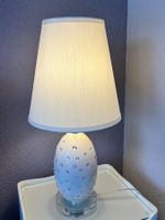 2 x Nachttischlampen weiss beige