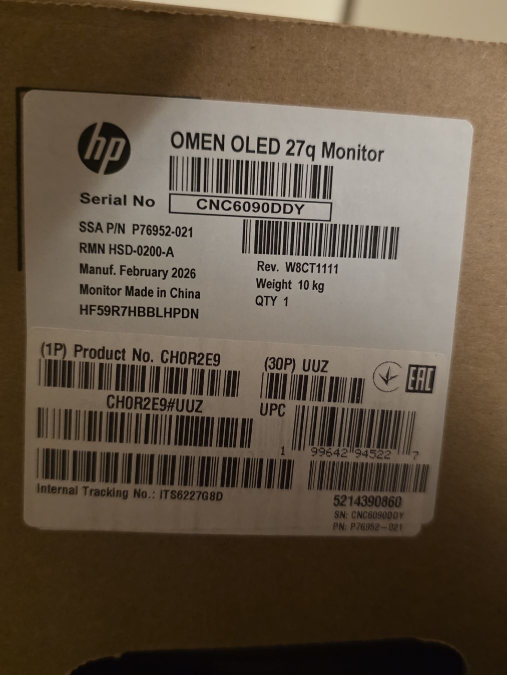 Monitore: HP HyperX OMEN 27Q  – Neu (gemäss Beschreibung) aus Basel von Cod1987 4