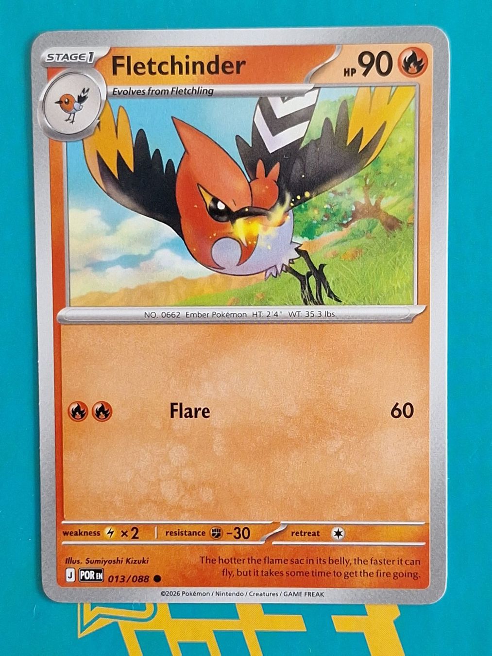 Pokémon Carte collezionabili: Fletchinder - Pokemon Perfect Order – Usato da Altstätten SG venduto da GGsGameshop