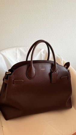 Coach Empire Carryall 40 – cuir marron – porté 1 fois
