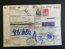 Lotzwil  Paketkarte