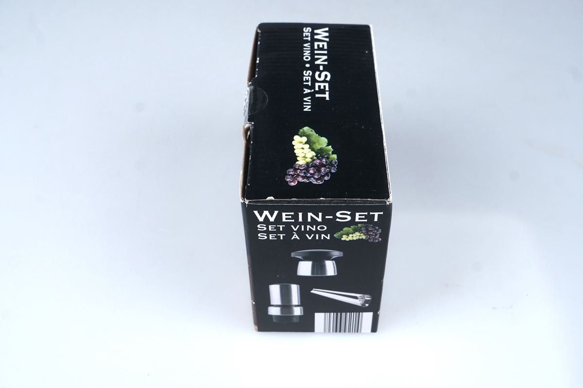 Apribottiglie & Tappi per chiusura: 3-teiliges Wein-Set – Nuovo (secondo la descrizione) da Rüti ZH venduto da Restwert_Rueti_ZH 1