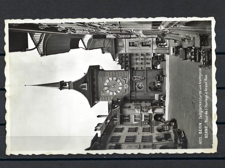 Cartoline postali: Postkarte Bern - Zeitglockenturm - 1949 – Usato da Bronschhofen venduto da Imsr