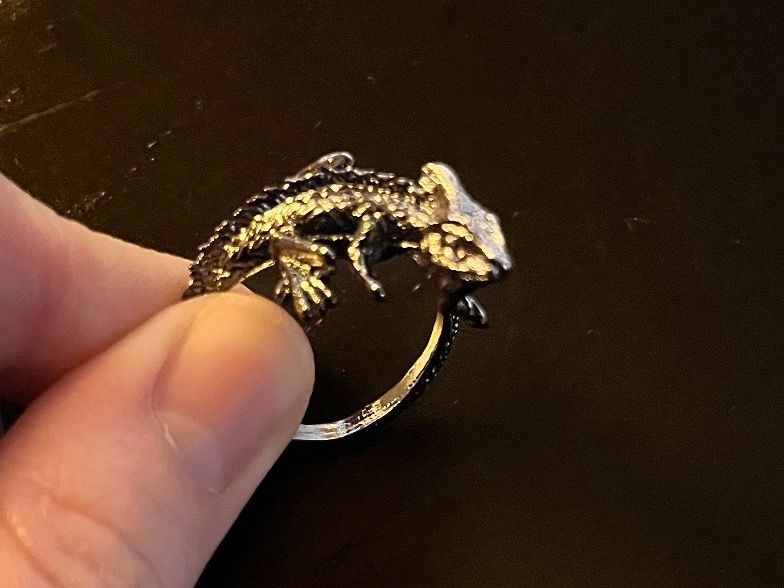 Anelli: Ring mit Eidechse (one Size) / Nr. 45 – Nuovo (secondo la descrizione) da Gams venduto da Mariawicca 6