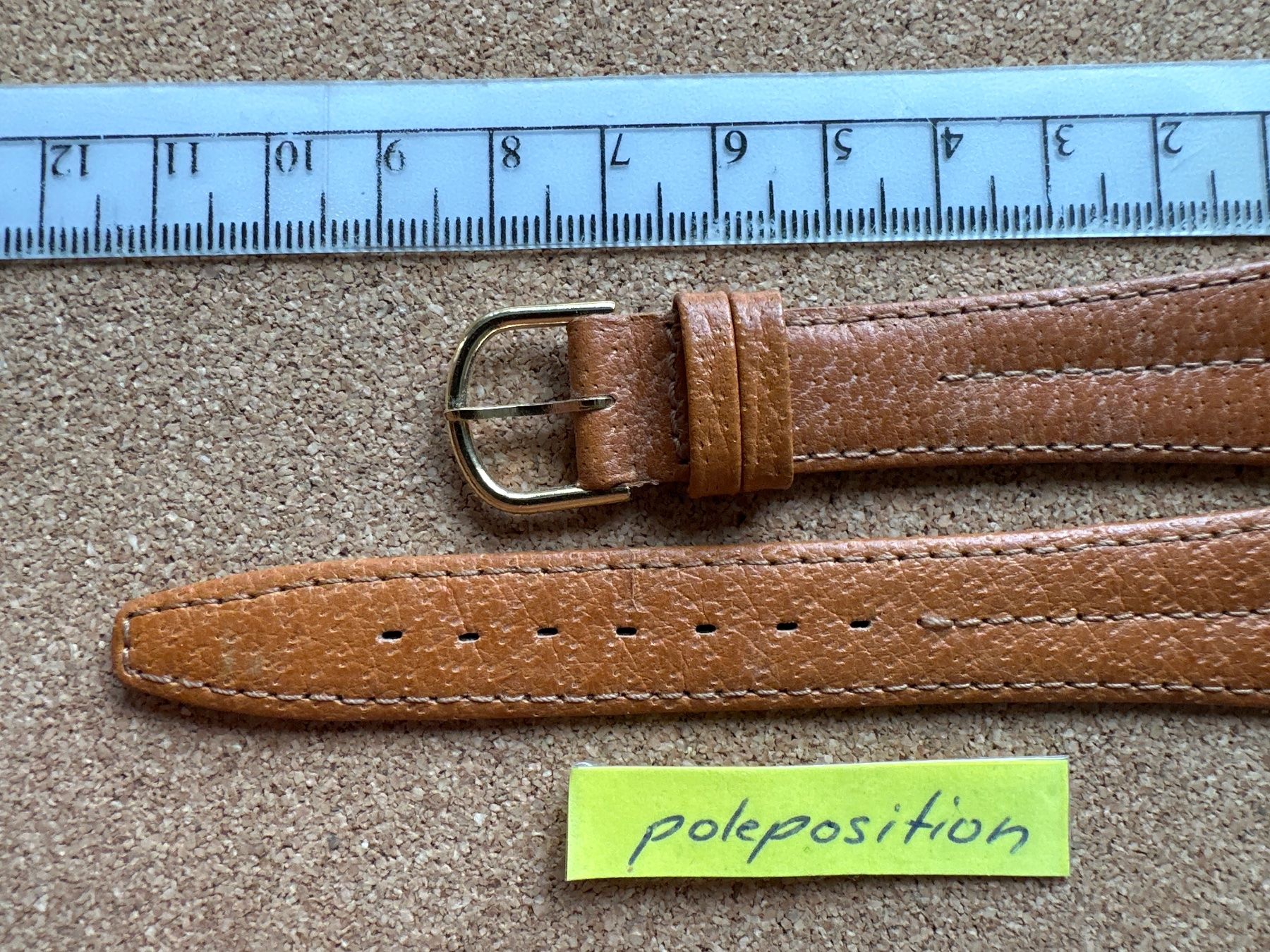 Bracciali & Braccialetti: 20mm Uhrenarmband Leder, braun – Nuovo (secondo la descrizione) da Courlevon venduto da Poleposition 1