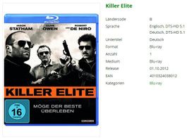 Killer Elite (Bluray)
