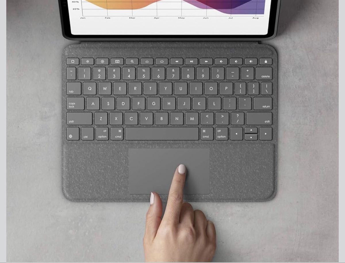 Logitech Tastaturen: Logitech Folio Touch - IPad Tastatur – Neu (gemäss Beschreibung) aus Staufen von dani1313ch 1