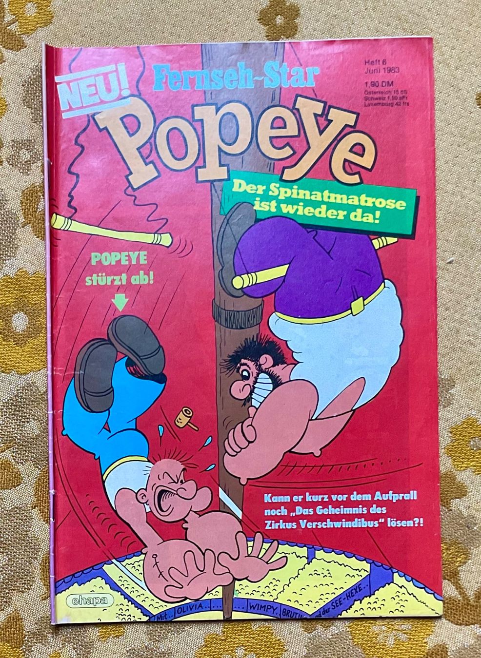 Fumetti: Popeye der Seemann Heft Nr 6 von 1983 – Usato da Endingen venduto da nathan05