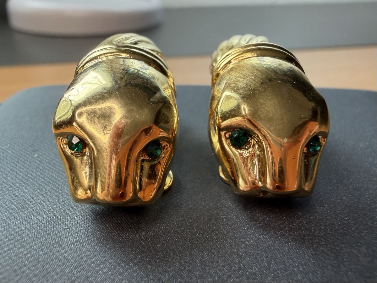 Orecchini pendenti & Orecchini a lobo: Vintage Ohrringe Clips Luxus Modeschmuck   – Usato da Lamone venduto da LaCantinaMagica 1
